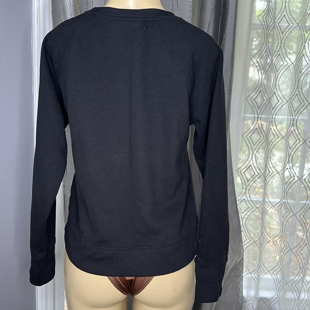 DKNY women’s  Sport Black Sweatshirt Sz S - Picture 3 of 6